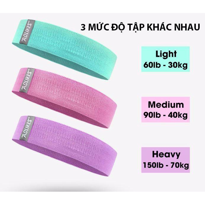 Dây kháng lực Aolikes AL3604 - Dây tập gym chất liệu Polyester và latex lụa cao cấp