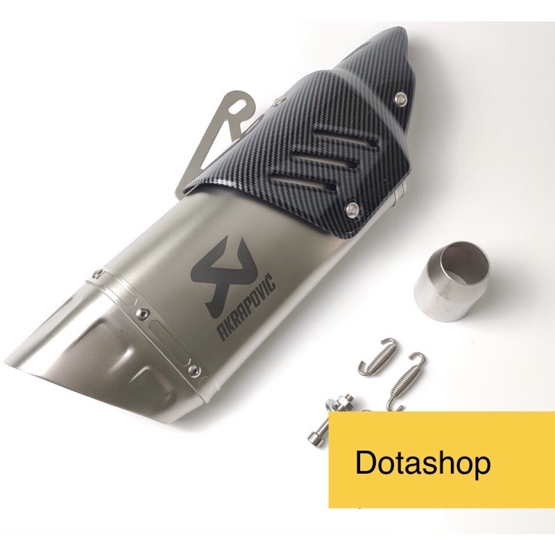 Pô akrapovic R1 (ak R1) tem khắc CNC sịn cực đẹp gắn cho các dòng xe exciter winner /winnerx / R15/Gsx…