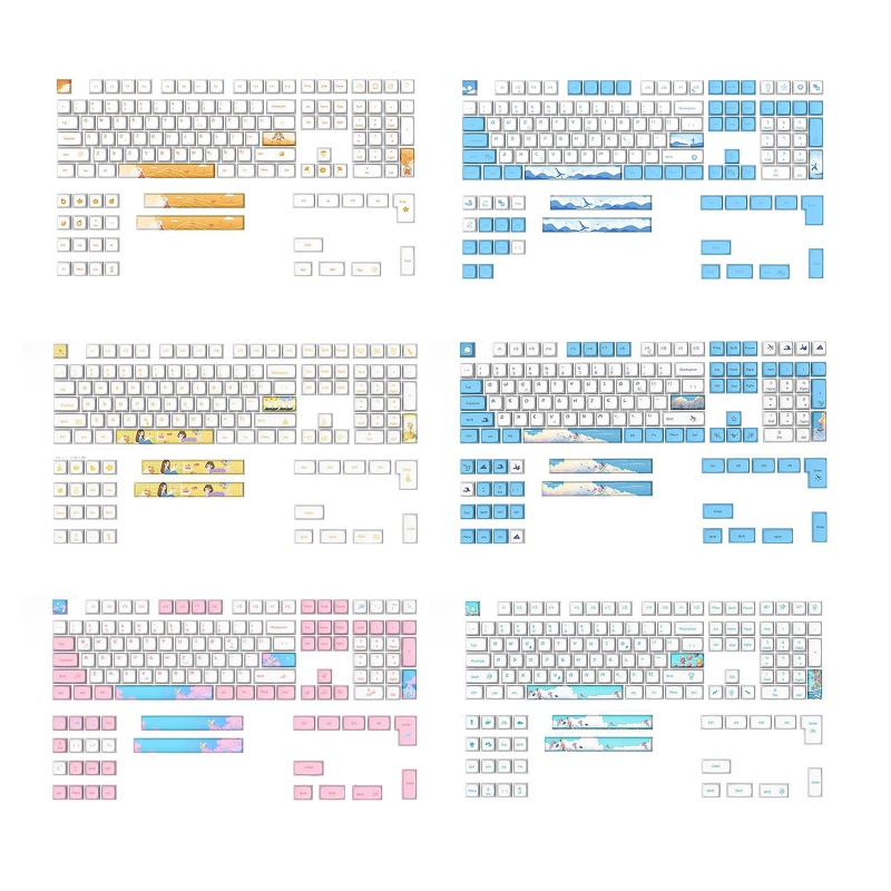 Bộ 130 Nút Bấm Thay Thế Cho Bàn Phím Cơ Cherry MX Switche
