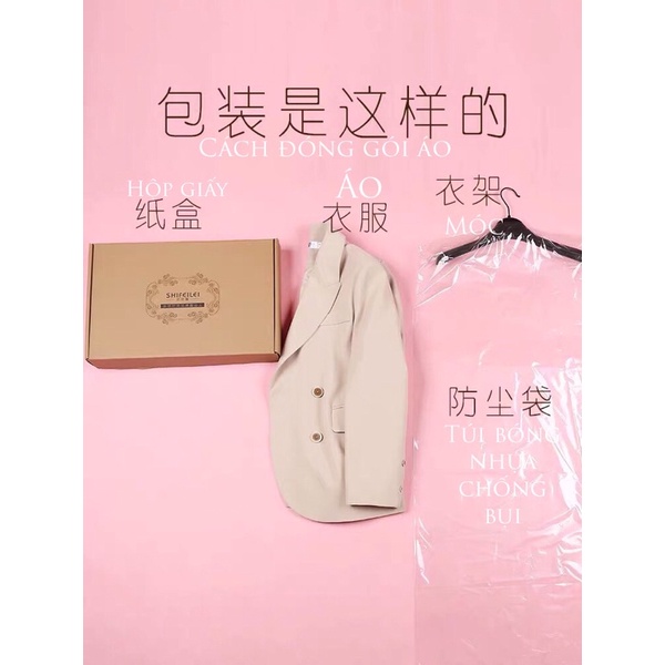 Áo blazer thiết kế cao cấp, hàng Quảng Châu chính hãng Shifeilei có hộp | BigBuy360 - bigbuy360.vn