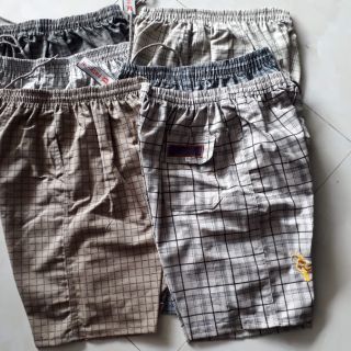 Com bo 3 quần sóc nam sọc 120k