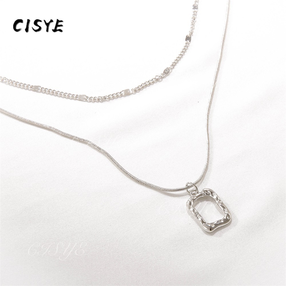 Dây chuyền hai lớp mặt hình học đơn giản