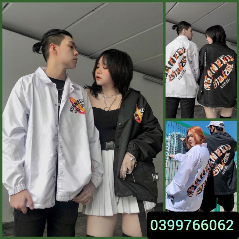 𝗡𝗘𝗪 𝗔𝗥𝗥𝗜𝗩𝗔𝗟  Áo Khoác Dù 2 lớp Unisex có form rộng XL )