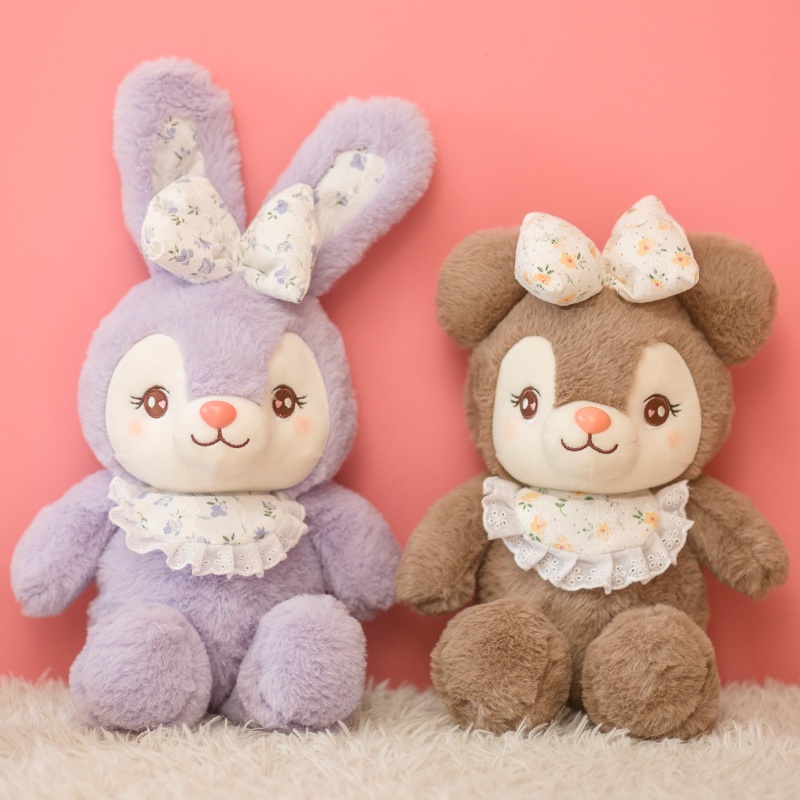 Star Dream Doll Đồ chơi sang trọng Búp bê động vật dễ thương Gấu thỏ Búp bê nhỏ Đi kèm Đồ chơi trẻ em Quà tặng cho trẻ em Quà tặng sinh nhật Chất liệu mềm mại và thoải mái