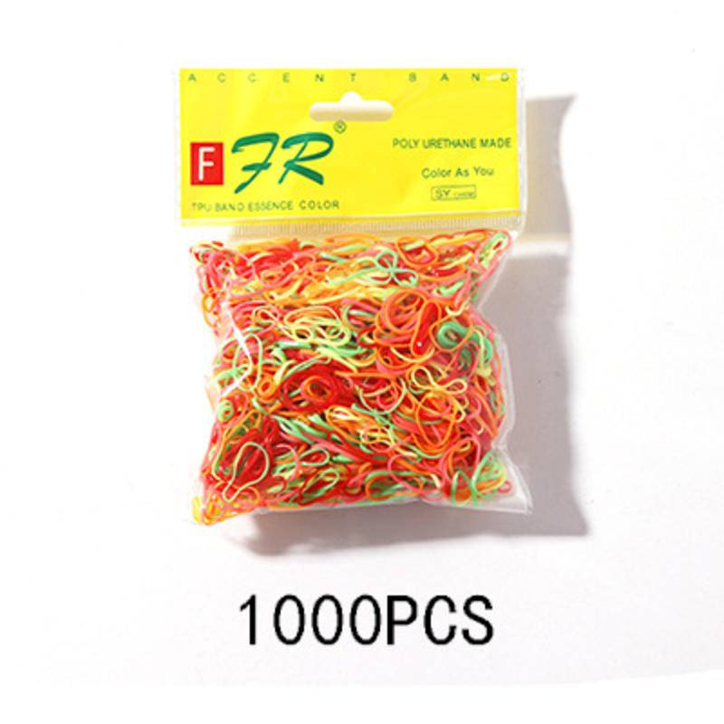 1000 Dây Thun Buộc Tóc Thắt Nơ Cỡ Nhỏ Dành Cho Nữ
