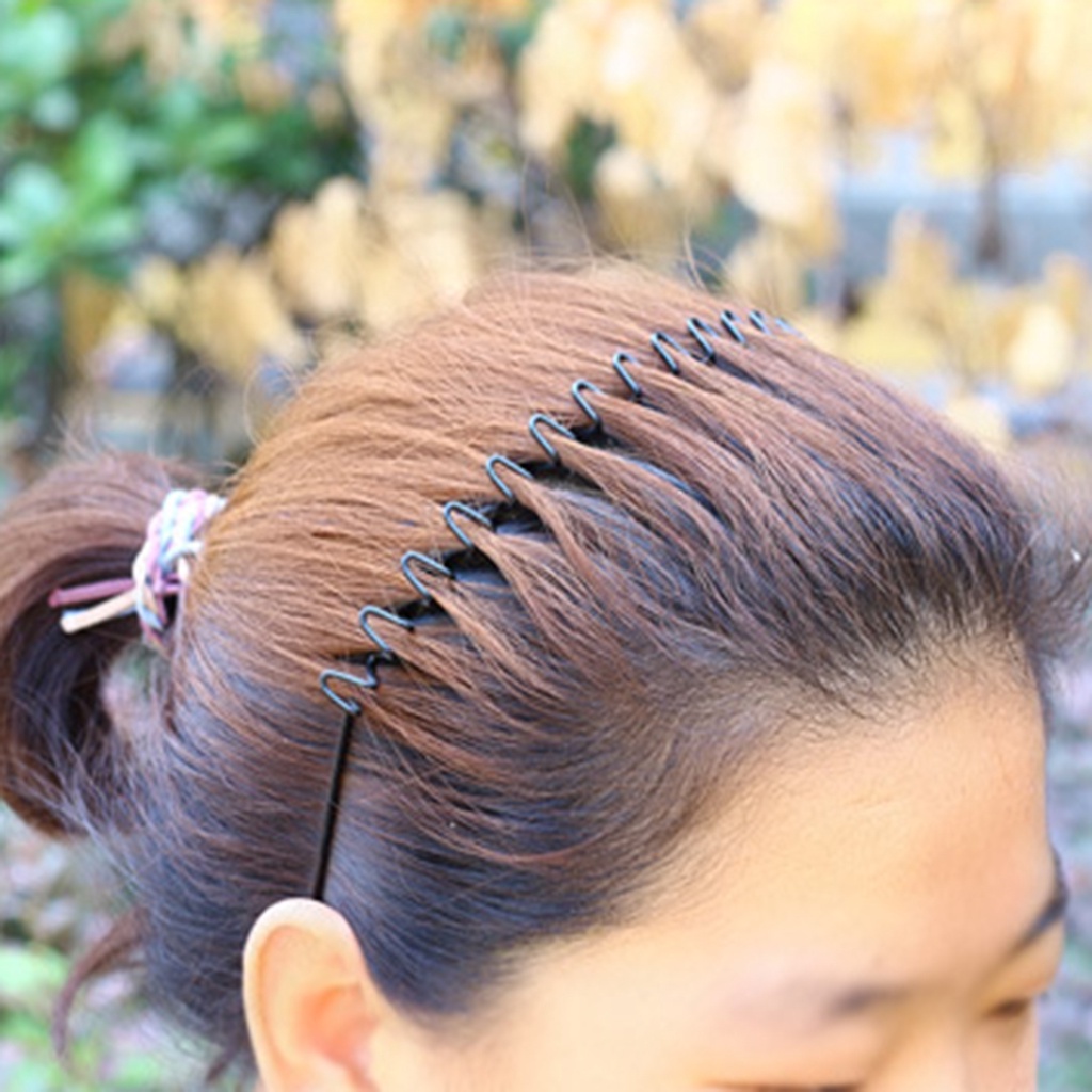 Băng Đô Cài Tóc Bằng Kim Loại Có Thể Điều Chỉnh Dành Cho Nam Nữ