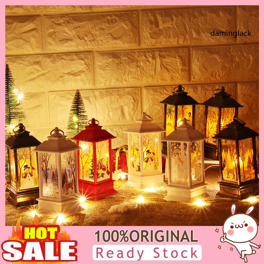 Đèn Led Treo Trang Trí Giáng Sinh Hình Ông Già Noel / Người Tuyết / Tuần Lộc Đáng Yêu