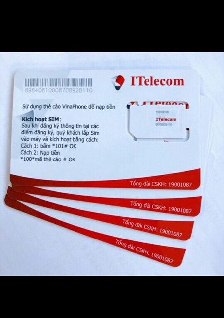 Sim số giá rẻ ITelecom 0đ giá rẻ