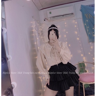 ÁO CỔ BÈO NUDE [ BIGSIZE 60-90KG]