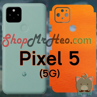 Dán Skin Màu Mặt Sau Lưng Nhôm Xước Google Pixel 5 5G - Pixel 5a 5G