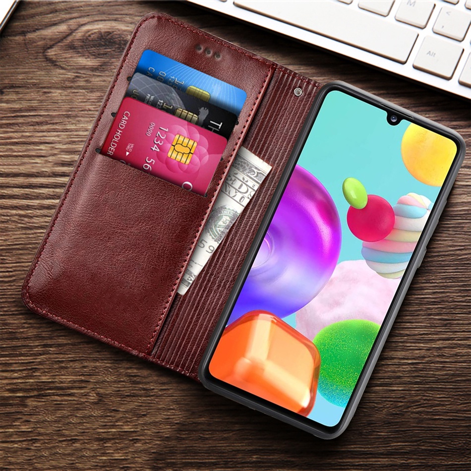 Bao Da Điện Thoại Kiểu Ví Tiền Thích Hợp Cho Iphone 12 Mini 11 Pro Max Xr Xs Max 6 6s 7 8 Plus X
