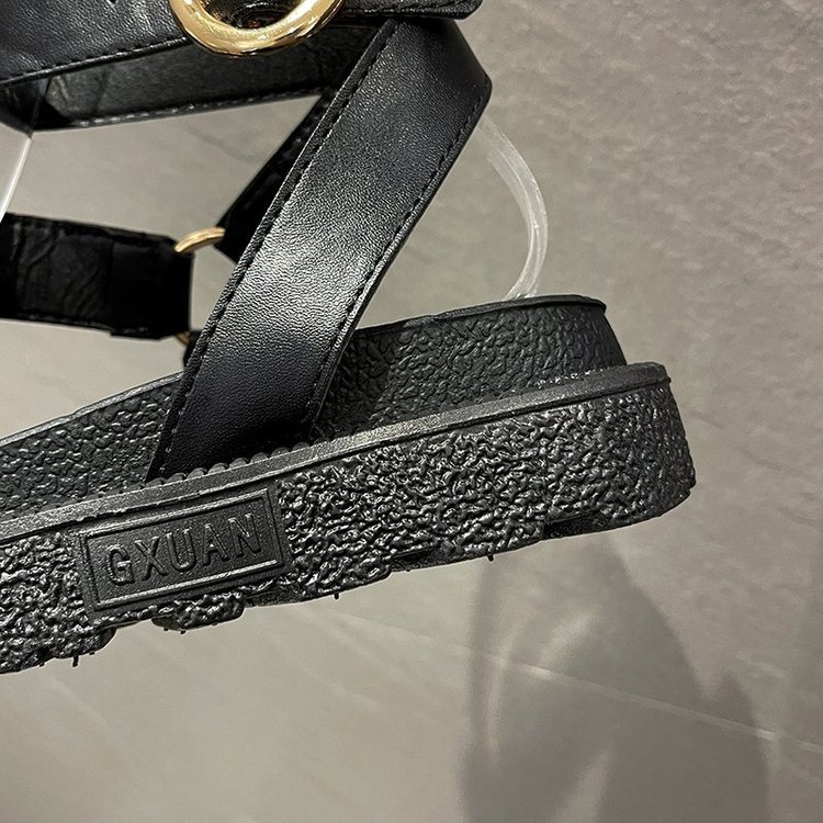 Giày Sandal Cao Gót Mũi Tròn Thời Trang Dành Cho Nữ