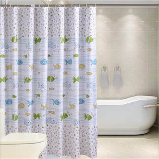 1.8m x 1.8m dài Rèm cửa phòng tắm PEVA cá nhỏ xinh xinh