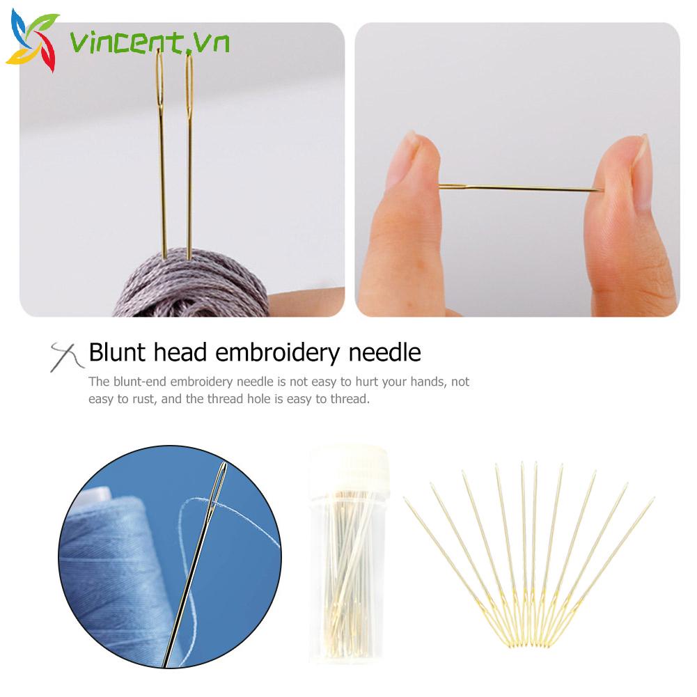 Bộ 10 Kim Thêu Thủ Công Chất Lượng Cao
