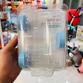 Bộ 3 bình trữ sữa Mẹ Spectra cổ nhỏ 150ml - dùng chung cho máy hút sữa Unimom - Hàn Quốc