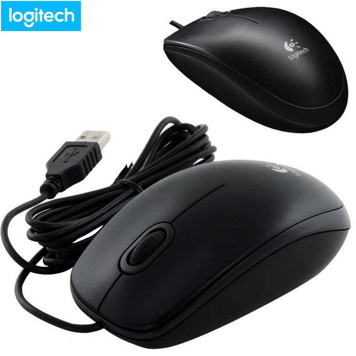 CHUỘT MÁY TÍNH LOGITECH B100 - HÀNG CHÍNH HÃNG - BẢO HÀNH 1 NĂM