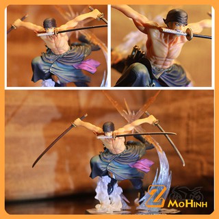 Mô hình One Piece, Mô Hình Nhân vật Zoro Tam kiếm cao 17cm | Z SHOP - SHOP Mô Hình Z