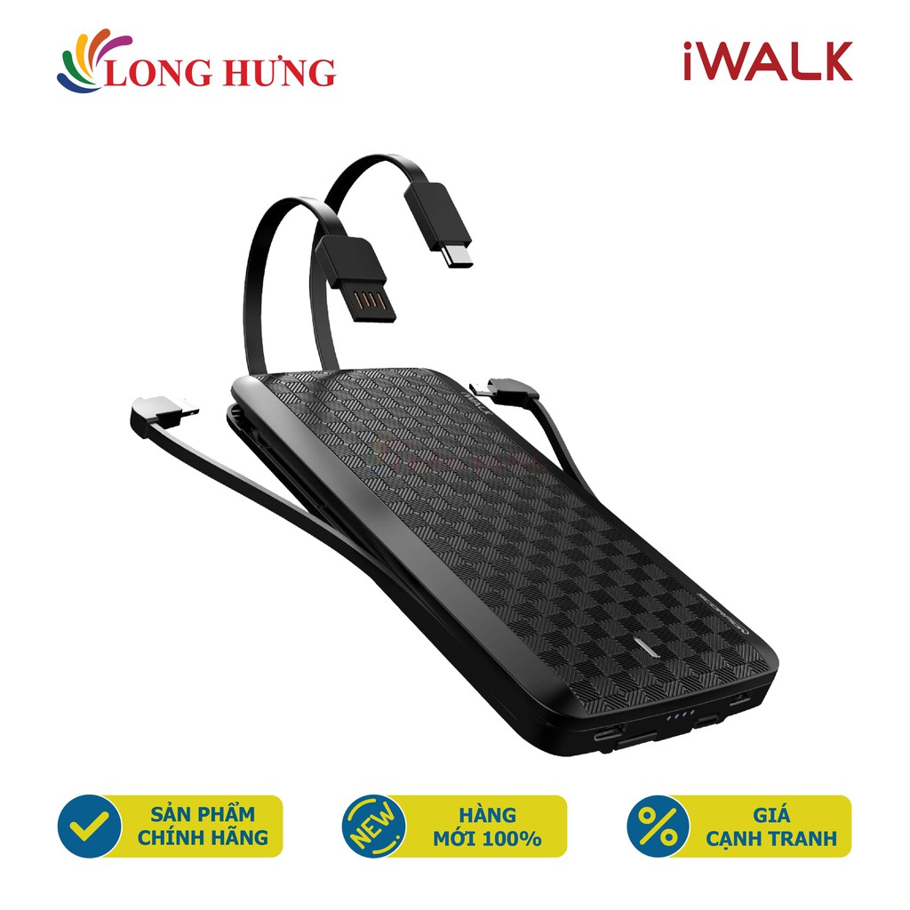 Sạc dự phòng iWalk 12.000 mAh UBT12000X - Hàng chính hãng