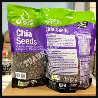 (TEM CHÍNH HÃNG) Hạt Chia Úc Absolute Organic 1kg