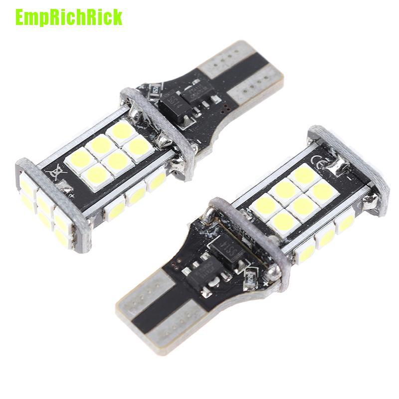 Set 2 Bóng Đèn Lùi Xe T15 W16w 24 Smd 3030 921 912 Led