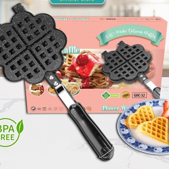 Khuôn Làm Bánh Waffle Hình Ngôi Sao ,