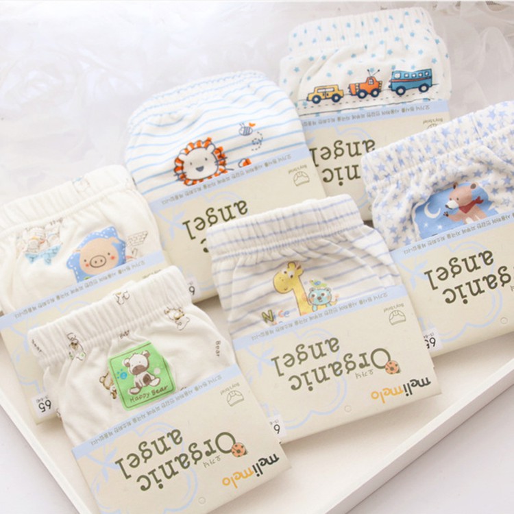 1 Quần Lót Cotton Co Giãn In Họa Tiết Hoạt Hình Thoải Mái Và Hiện Đại Cho Bé Trai Và Gái 1-11 Tuổi