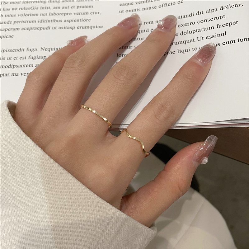 Bộ 2 nhẫn nữ thời trang