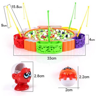 Bộ Đồ Chơi Câu Cá Pin 45 Con Size Lớn (Video Thật)