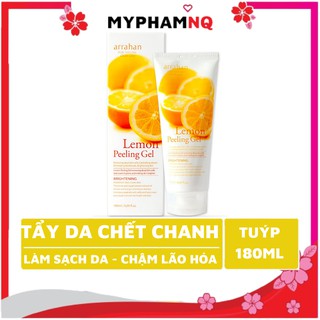 Tẩy da chết ARRAHAN Hàn Quốc hương Chanh Lemon Peeling Gel 180ml MyphamNQ