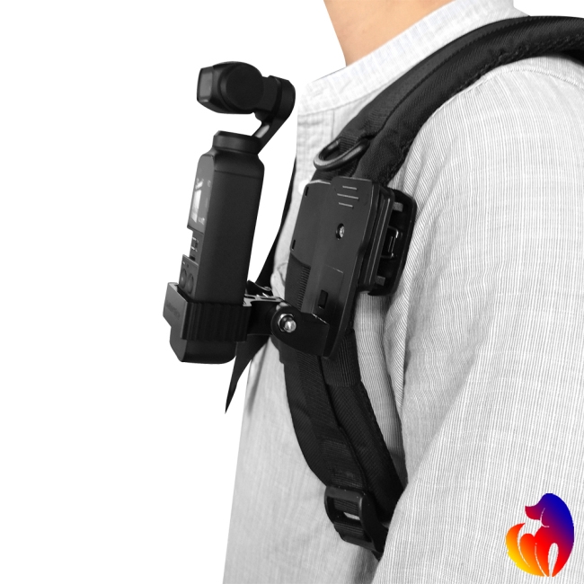 Blackhole Kẹp gắn ba lô hợp kim nhôm cho DJI Osmo Pocket Gimbal GoPro | BigBuy360 - bigbuy360.vn
