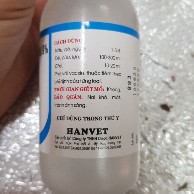 Nước muối sinh lý 100ml