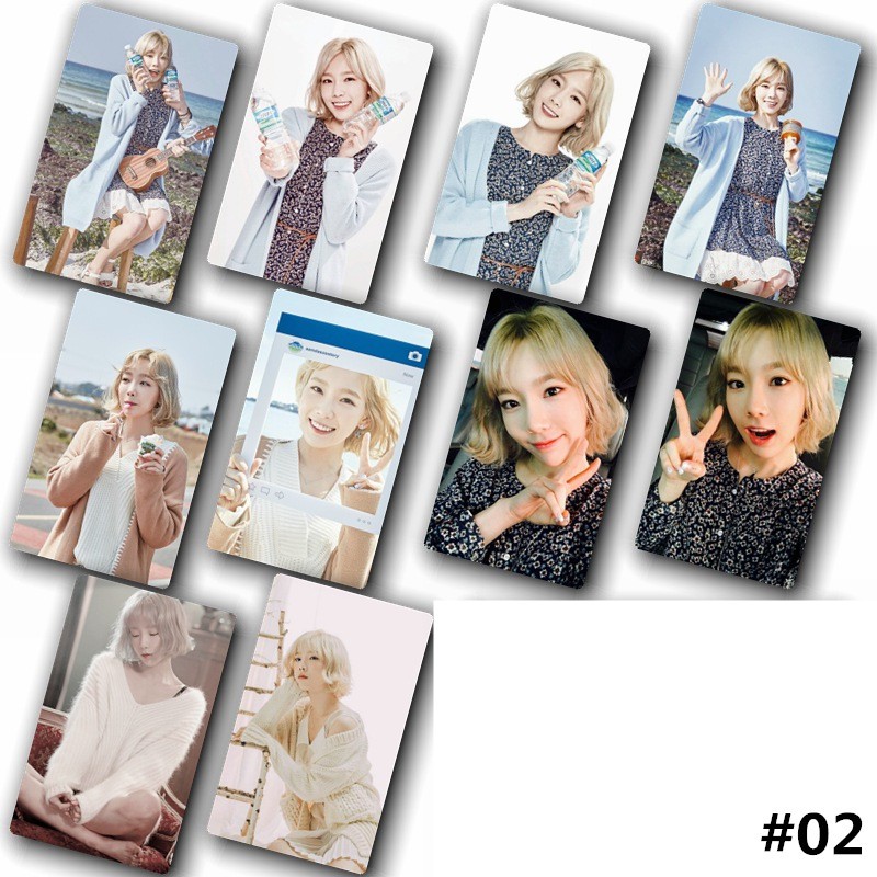 Set 10 thẻ dán hình nữ ca sĩ Kim Taeyeon