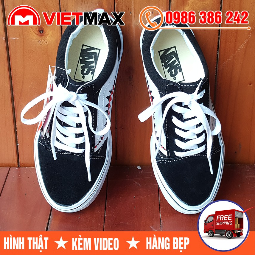 ⚡[MŨI NHUNG + DA LỘN] Giày Thể Thao Cá Mập (Răng Cưa) Nam Nữ