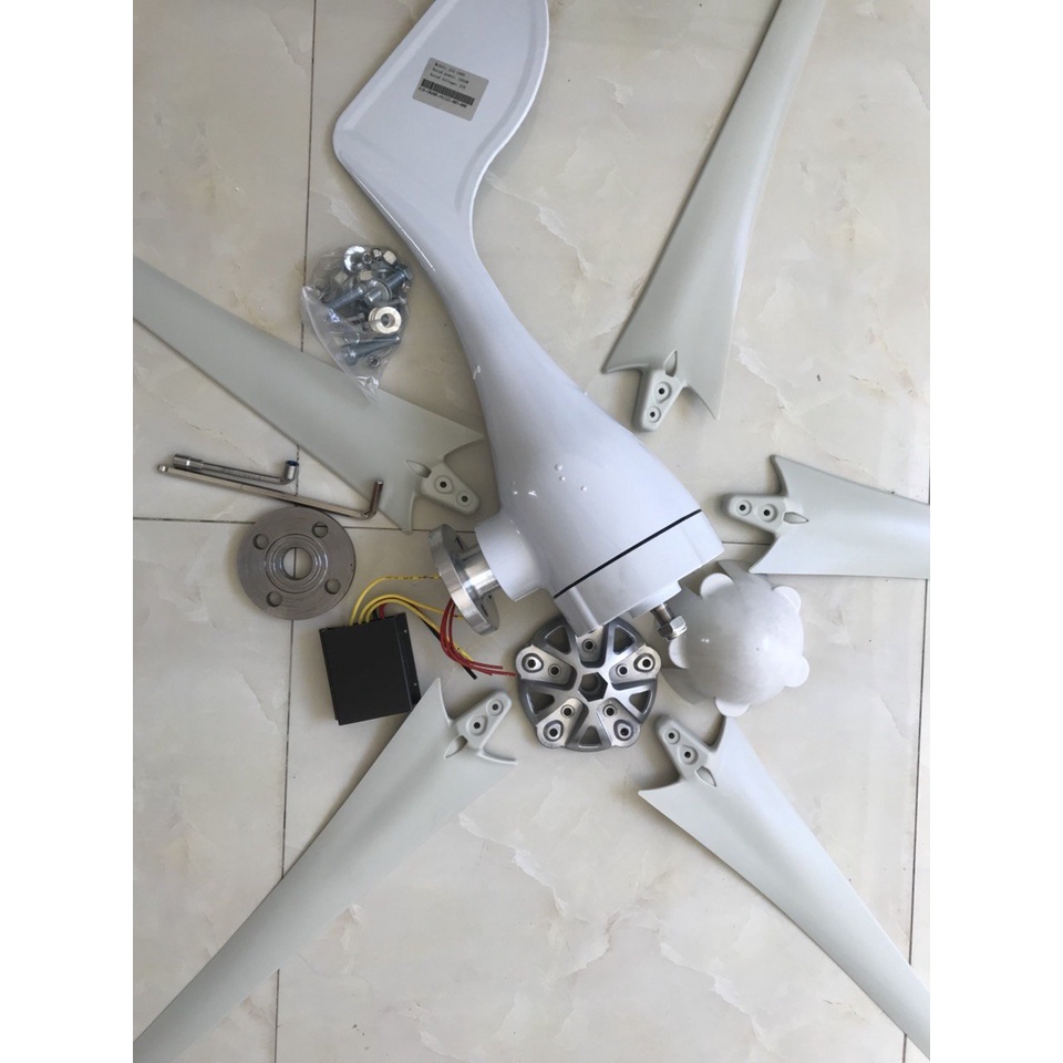 Tuabin Gió 500W/1000W, Tuabin Gió Trục Ngang, Máy Phát Điện Tuabin Gió, Giá Tuabin Gió, Tuabin Gió Cho Gia Đình