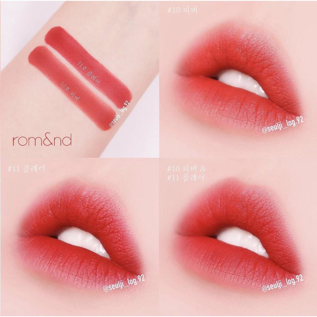 [giá sỉ] Son Kem Lì Romand Zero Velvet Tint