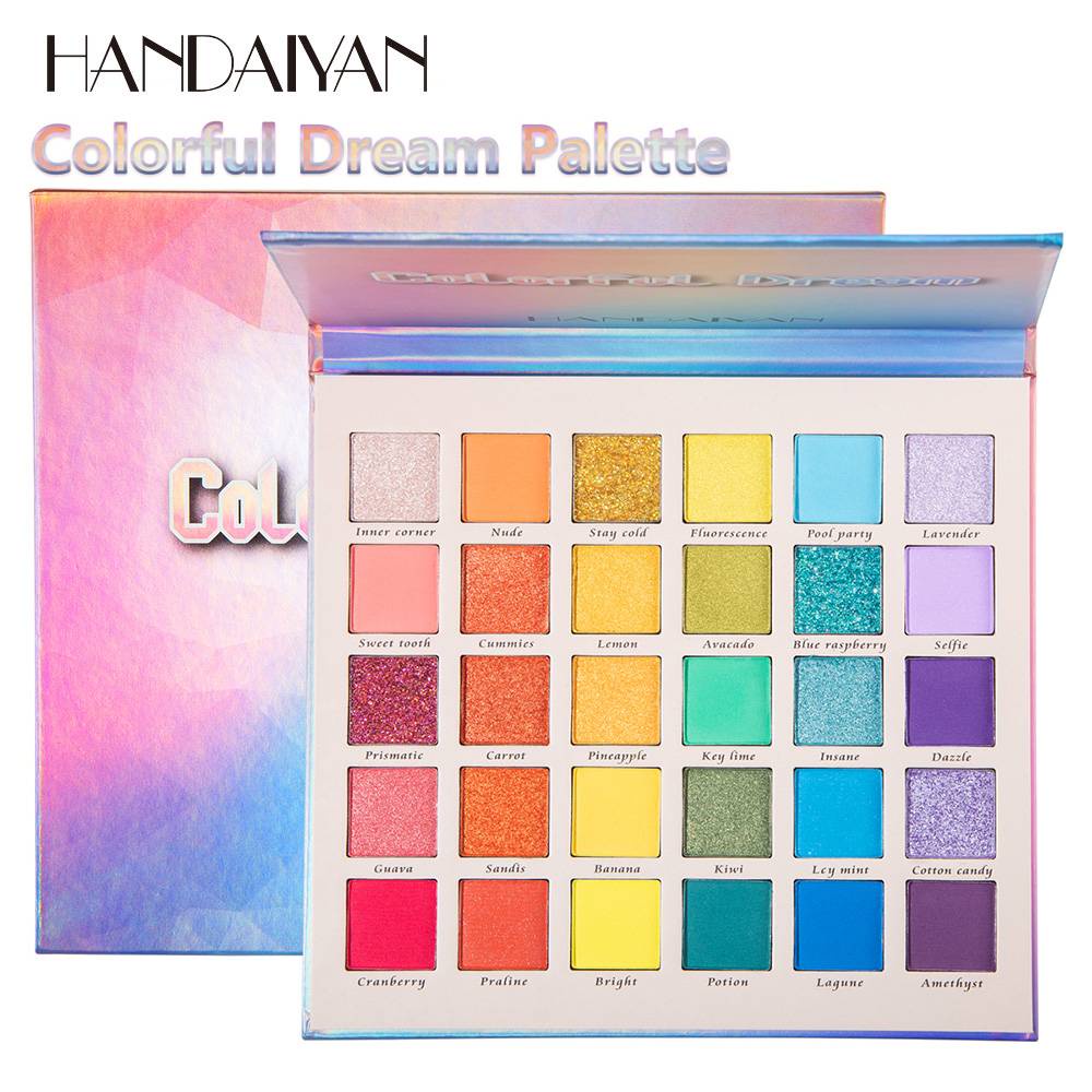 [Hàng mới về] Bảng Phấn Mắt Handaiyan 30 Màu Lì Và Ánh Ngọc Trai Lấp Lánh | BigBuy360 - bigbuy360.vn