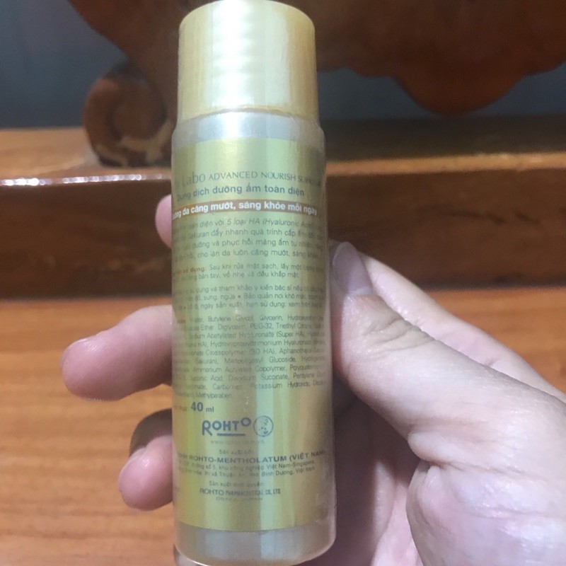 Dung dịch dưỡng ẩm toàn diện Hadalabo Advanced Nourish Supreme 40ml