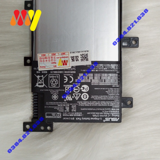 Pin laptop Asus X555 X555L X555LA X555LD X555LN / Asus X555U X555UJ X555UA C21N1347 ZIN New. Bảo hành toàn quốc 1 đổi 1