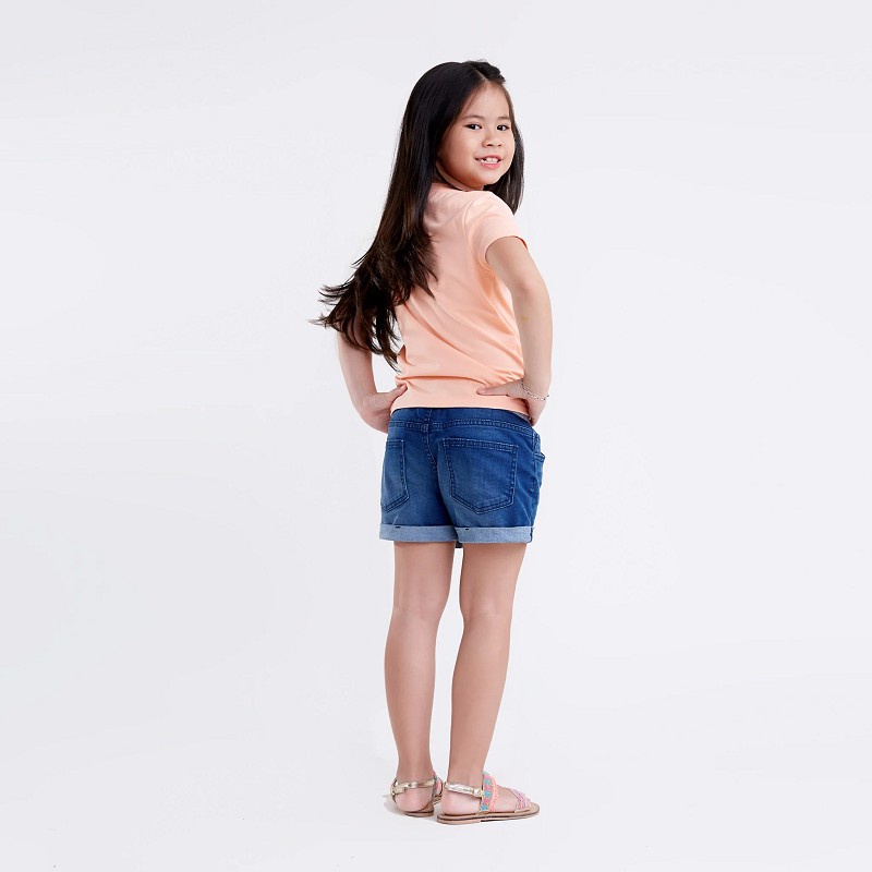 Quần Shorts M.D.K Bé Gái - Pull On Daily Short M.D.K - cá tính, dễ thương