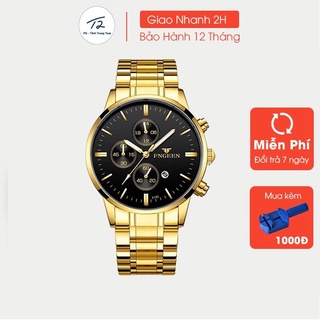 Đồng Hồ FNGEEN Mạ Vàng- Lịch Lãm, Sang Trọng - Chống Nước, Chống Xước Cực Tốt -  Bảo Hành 12 tháng