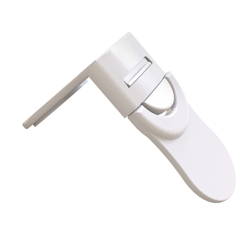 1 Chốt Khóa Cửa Tủ Lạnh / Ngăn Kéo Tủ Lạnh Chống Kẹt Tay An Toàn Cho Bé