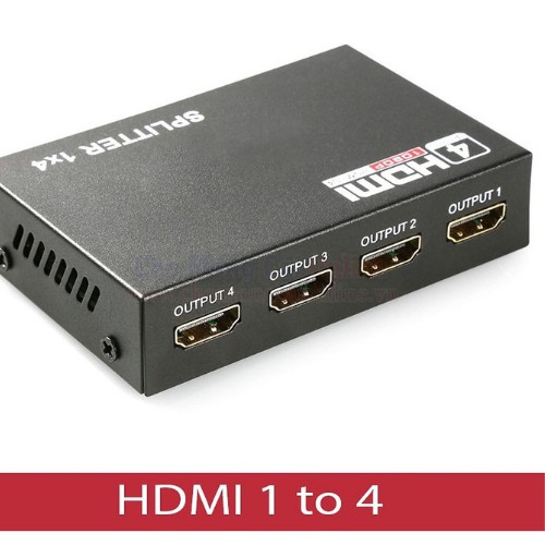 Hub HDMI, Bộ chia HDMI splitter 1 ra 2, 1 ra 4 UHD cho PC,DVD,PS3,TV