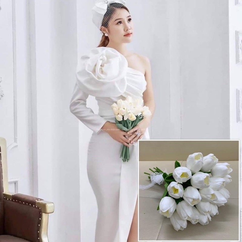 hoa cầm tay cô dâu (mã HCTAY01)