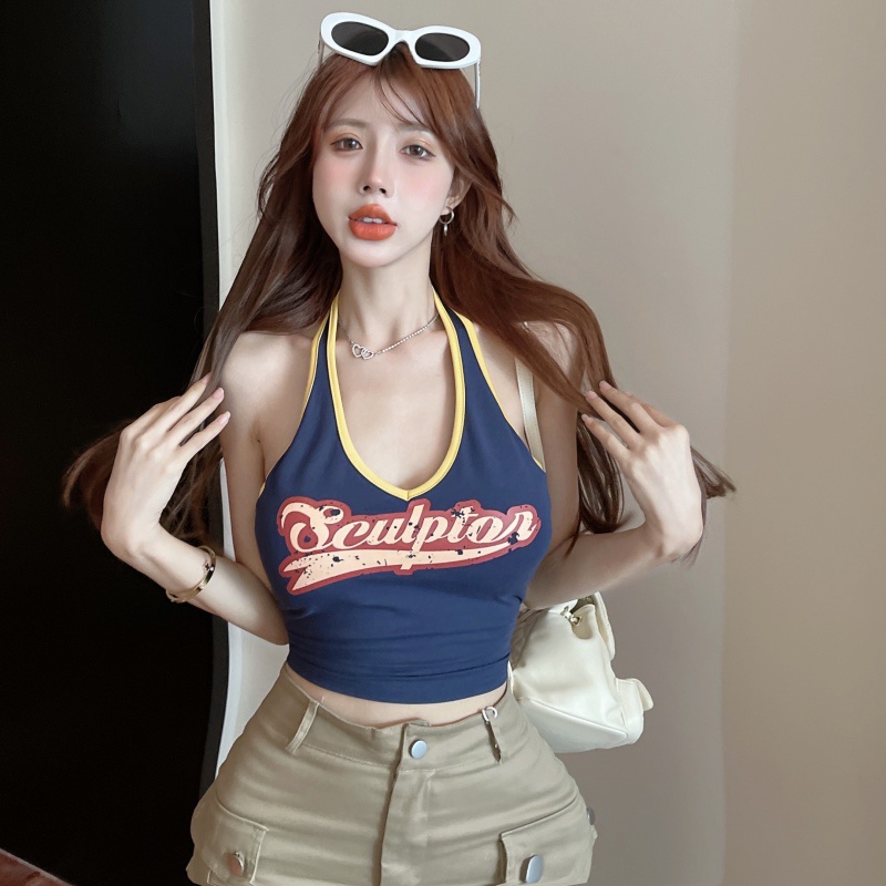 Áo Yếm Thể Thao In Họa Tiết Quyến Rũ Hợp Thời Trang