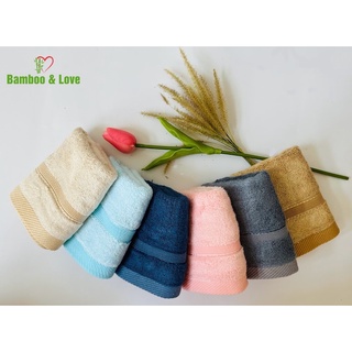 Khăn mặt sợi tre cao cấp Bamboo&love 30x50cm