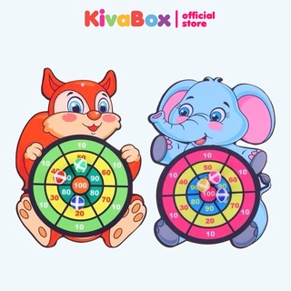 Bảng phi tiêu bóng dính cho bé Kivabox đồ chơi trẻ em