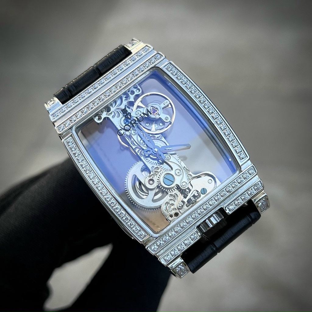 Đồng Hồ Nam Corum lộ cơ 2 mặtt - AUTOMATIC , Mặt 40mm , Chống Nước- Bảo Hành 24 Tháng