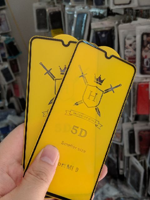 Cường lực 5D thế hệ mới Xiaomi Mi 9 / Mi CC9 hiệu Hoàng Đế  Full màn viền mỏng vát 2.5D cao cấp siêu đẹp