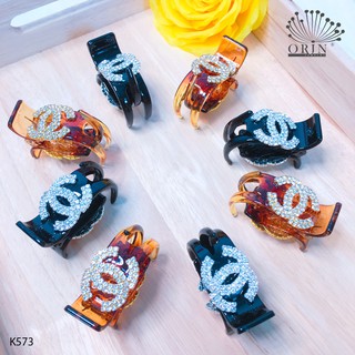 Kẹp tóc đính đá, kẹp càng cua chữ x Orin K573