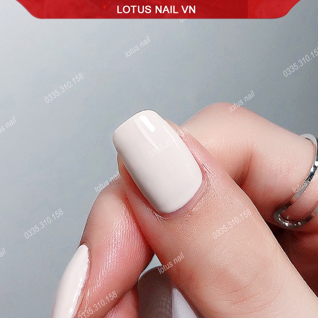 Sơn gel đen trắng sữa, thạch nước gạo Lotus hot tren 2021